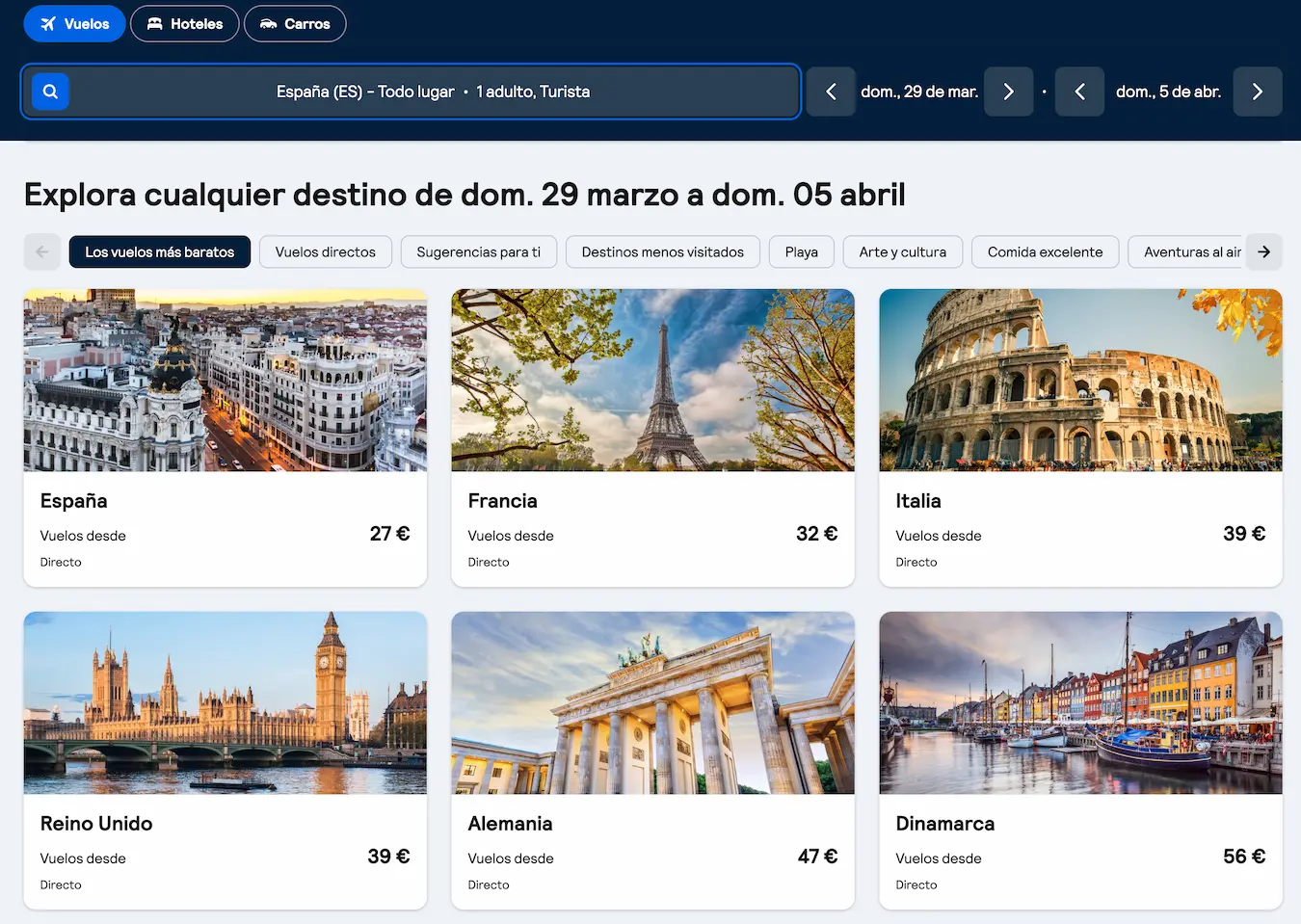 vuelos desde españa a cualquier destino del mundo semana santa 2026 skyscanner - Los Viajeros por el Mundo