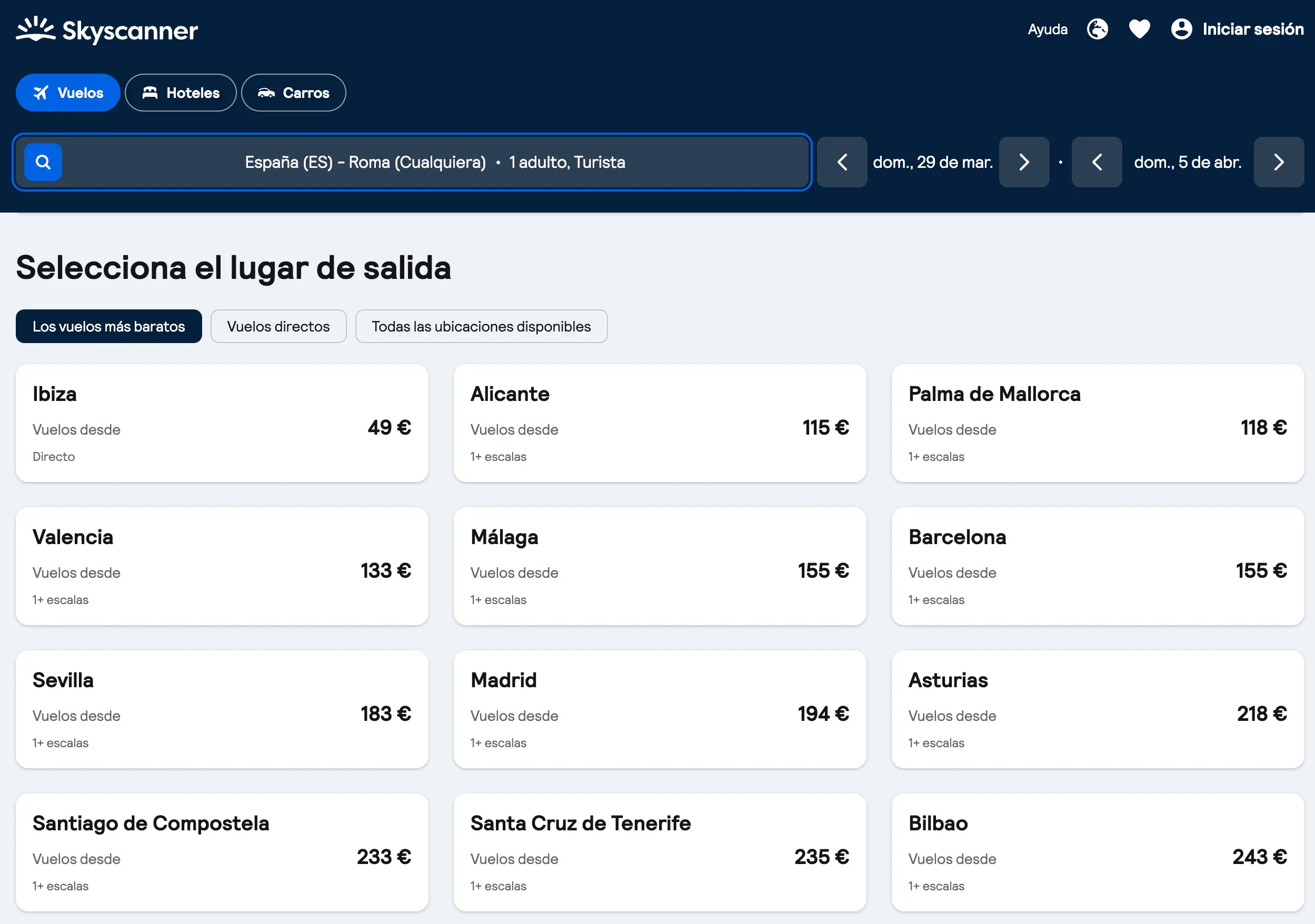 vuelos desde españa a roma semana santa 2026 skyscanner precios - Los Viajeros por el Mundo